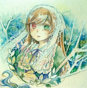 Rating: Safe Score: 0 Tags: 1girl auto_tagged dress flower frills heterochromia image long_hair possible_duplicate rain red_eyes ribbon solo souseiseki suiseiseki traditional_media upper_body watercolor_(medium) User: admin