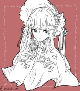 Rating: Safe Score: 0 Tags: 1girl bangs closed_mouth edelgard_von_hresvelg epaulettes eyebrows_visible_through_hair flower image long_hair long_sleeves looking_at_viewer monochrome pink_background red_background rose shinku simple_background solo twitter_username upper_body User: admin