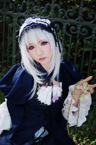 Rating: Safe Score: 0 Tags: 1girl 3d black_dress closed_mouth dress frills gothic_lolita hairband lips lolita_fashion long_hair long_sleeves looking_at_viewer silver_hair solo suigintou upper_body wide_sleeves User: admin