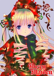 Rating: Safe Score: 0 Tags: 1girl blonde_hair blue_eyes capelet dress drill_hair flower hat image long_hair long_sleeves looking_at_viewer shinku solo twin_drills twintails User: admin