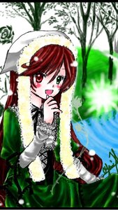 Rating: Safe Score: 0 Tags: 1girl auto_tagged blush christmas dress green_dress green_eyes hat heterochromia image long_hair long_sleeves looking_at_viewer open_mouth red_eyes smile solo suiseiseki very_long_hair User: admin