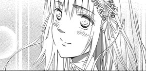 Rating: Safe Score: 0 Tags: 1girl blush close-up eyebrows_visible_through_hair face greyscale hair_ornament hair_ribbon image long_hair looking_at_viewer monochrome ribbon smile solo suigintou User: admin