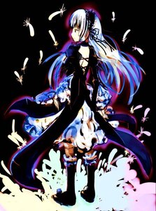 Rating: Safe Score: 0 Tags: 1girl boots bug butterfly dress feathers flower frills full_body hairband image insect lolita_hairband long_hair long_sleeves ribbon silver_hair solo standing suigintou very_long_hair wings User: admin