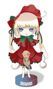 Rating: Safe Score: 0 Tags: 1girl blonde_hair blue_eyes bonnet bow bowtie dress full_body green_bow image long_hair long_sleeves looking_at_viewer red_dress shinku simple_background solo standing twintails very_long_hair white_background User: admin