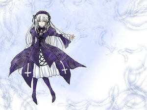 Rating: Safe Score: 0 Tags: 1girl boots dress feathers flower frills full_body hairband image long_hair long_sleeves looking_at_viewer red_eyes ribbon rose silver_hair solo standing suigintou very_long_hair wings User: admin