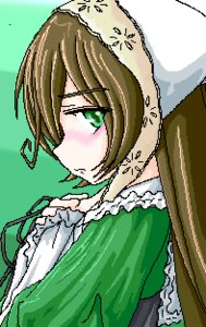 Rating: Safe Score: 0 Tags: 1girl bangs blush brown_hair dress frills green_dress green_eyes image long_sleeves profile short_hair solo suiseiseki underwear User: admin