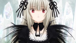 Rating: Safe Score: 0 Tags: 1girl bangs black_ribbon black_wings detached_collar dress expressionless flower hairband image long_hair long_sleeves looking_at_viewer puffy_sleeves red_eyes ribbon rose silver_hair solo suigintou upper_body wings User: admin