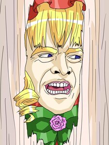 Rating: Safe Score: 0 Tags: 1boy blonde_hair flower hat image open_mouth rose shinku solo teeth User: admin