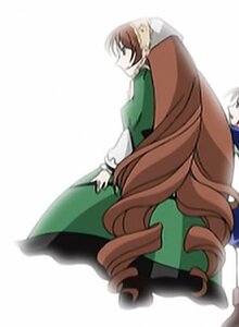 Rating: Safe Score: 0 Tags: 2girls blurry blurry_foreground brown_hair depth_of_field dress drill_hair green_dress hat image long_hair long_sleeves motion_blur multiple_girls solo standing suiseiseki very_long_hair User: admin