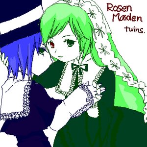 Rating: Safe Score: 0 Tags: 2girls auto_tagged dress green_eyes hat image long_sleeves multiple_girls pair short_hair souseiseki suiseiseki User: admin