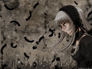 Rating: Safe Score: 0 Tags: 1girl bird black_dress black_feathers black_wings crow dove dress feathered_wings feathers flock flower frills hairband image juliet_sleeves lolita_hairband long_hair long_sleeves puffy_sleeves red_eyes rose seagull silver_hair solo suigintou upper_body white_feathers wings User: admin