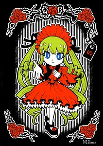 Rating: Safe Score: 0 Tags: 1girl blonde_hair blue_eyes dress drill_hair flower full_body image long_hair long_sleeves red_dress red_flower red_rose rose shinku solo thorns twin_drills twintails very_long_hair vines User: admin