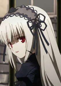 Rating: Safe Score: 0 Tags: 1girl :d bangs black_dress black_ribbon blurry blurry_background depth_of_field dress eyebrows_visible_through_hair hairband image long_hair looking_at_viewer red_eyes ribbon silver_hair solo suigintou User: admin