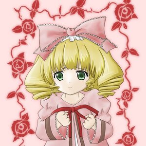 Rating: Safe Score: 0 Tags: 1girl blonde_hair bow bug butterfly dress drill_hair floral_background flower frills green_eyes hina_ichigo hinaichigo image insect long_sleeves pink_background pink_bow pink_rose red_flower red_rose ribbon rose rose_petals solo upper_body yellow_rose User: admin