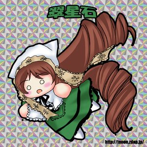 Rating: Safe Score: 0 Tags: 1girl blush brown_hair chibi dress drill_hair frills image long_sleeves o_o open_mouth ringlets solo suiseiseki tiles twin_drills User: admin