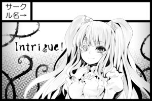 Rating: Safe Score: 0 Tags: 1girl black_border blush circle_cut dress flower greyscale hair_ornament image kirakishou letterboxed long_hair looking_at_viewer monochrome smile solo striped two_side_up User: admin
