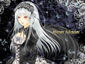 Rating: Safe Score: 0 Tags: 1girl black_wings dress flower gothic_lolita hairband image joints lolita_fashion lolita_hairband long_hair long_sleeves puffy_sleeves red_eyes ribbon rose silver_hair solo star_(sky) suigintou wings User: admin