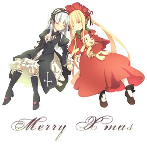 Rating: Safe Score: 0 Tags: 2girls bad_id bad_pixiv_id blonde_hair bonnet boots bow christmas closed_eyes doll_joints dress ekeo hairband hat holding_hands image joints knee_boots kunkun long_hair long_sleeves multiple_girls pair photoshop_(medium) rozen_maiden santa_hat shinku silver_hair sitting sleeping stuffed_animal stuffed_dog suigintou twintails very_long_hair User: admin