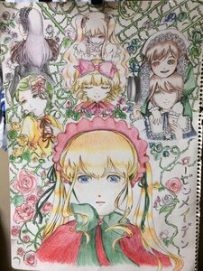 Rating: Safe Score: 0 Tags: 6+girls blonde_hair blue_eyes bonnet bow brown_hair closed_eyes dress flower green_bow green_eyes hat heterochromia hina_ichigo image kanaria long_hair looking_at_viewer multiple multiple_girls pink_bow pink_flower pink_rose red_flower red_rose rose shinku siblings sisters smile souseiseki suigintou suiseiseki tagme thorns traditional_media twins twintails vines watercolor_(medium) User: admin