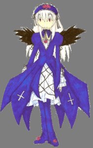 Rating: Safe Score: 0 Tags: 1girl black_wings boots dress flower frills full_body image long_hair long_sleeves ribbon simple_background solo standing suigintou white_background wings User: admin