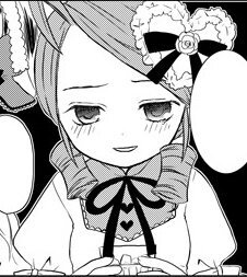 Rating: Safe Score: 0 Tags: 1girl bare_shoulders blush drill_hair greyscale hat image kanaria monochrome ribbon rose smile solo User: admin