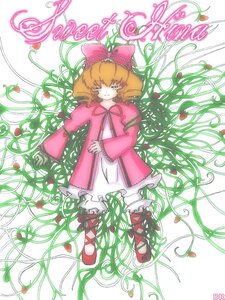 Rating: Safe Score: 0 Tags: 1girl auto_tagged blonde_hair bow closed_eyes dress flower full_body hina_ichigo hinaichigo image long_hair long_sleeves pantyhose pink_bow pink_dress plant red_footwear shoes smile solo standing vines white_legwear User: admin
