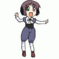 Rating: Safe Score: 0 Tags: 1girl :d brown_hair full_body green_eyes heterochromia image open_mouth outstretched_arms short_hair simple_background smile solo souseiseki spread_arms standing User: admin