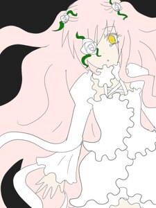 Rating: Safe Score: 0 Tags: 1girl flower frills image kirakishou long_hair monster_girl pink_hair rose simple_background solo tears white_flower white_rose yellow_eyes User: admin