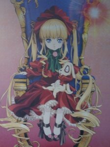 Rating: Safe Score: 0 Tags: 1girl blonde_hair blue_eyes bonnet bow bowtie dress drill_hair flower frills full_body green_bow image long_hair long_sleeves looking_at_viewer red_dress ringlets rose shinku shoes sitting solo twin_drills twintails very_long_hair User: admin