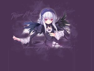 Rating: Safe Score: 0 Tags: 1girl black_dress black_ribbon black_wings detached_collar dress flower frilled_sleeves frills hairband image juliet_sleeves long_hair long_sleeves looking_at_viewer pink_eyes puffy_sleeves ribbon rose silver_hair simple_background solo suigintou very_long_hair wings User: admin