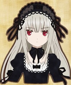 Rating: Safe Score: 0 Tags: 1girl bangs black_ribbon closed_mouth detached_collar dress expressionless frills image long_hair long_sleeves looking_at_viewer puffy_sleeves red_eyes ribbon silver_hair simple_background solo suigintou upper_body User: admin