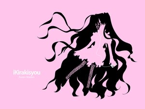 Rating: Safe Score: 0 Tags: 1girl image kirakishou long_hair monochrome pink_background pink_theme simple_background solo very_long_hair User: admin