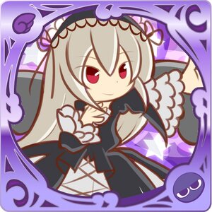 Rating: Safe Score: 0 Tags: 1girl bangs black_hairband black_ribbon black_wings closed_mouth dress flower hairband image long_hair long_sleeves looking_at_viewer red_eyes ribbon silver_hair smile solo suigintou very_long_hair white_background wings User: admin