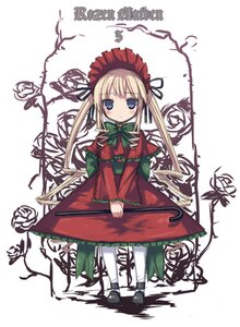 Rating: Safe Score: 0 Tags: 1girl auto_tagged blonde_hair blue_eyes bonnet bow bowtie dress flower full_body gozen_shinshi green_bow green_neckwear image long_hair long_sleeves looking_at_viewer own_hands_together pantyhose red_dress rose rozen_maiden shinku simple_background solo standing twintails v_arms white_background white_legwear User: admin