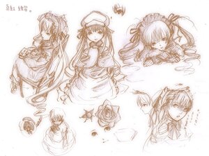 Rating: Safe Score: 0 Tags: 1girl dress flower hat image long_hair long_sleeves looking_at_viewer monochrome multiple_girls patchouli_knowledge rose shinku sketch solo suigintou very_long_hair User: admin