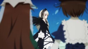 Rating: Safe Score: 0 Tags: 1boy 1girl black_dress blurry blurry_background blurry_foreground depth_of_field dress frills hairband image lolita_hairband long_hair long_sleeves looking_at_another motion_blur multiple red_eyes suigintou tagme User: admin