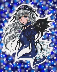 Rating: Safe Score: 0 Tags: 1girl black_dress black_ribbon black_wings blurry blurry_background depth_of_field dress flower frills hairband image lolita_hairband long_hair long_sleeves looking_at_viewer ribbon rose silver_hair solo suigintou wings User: admin