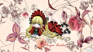 Rating: Safe Score: 0 Tags: 1girl blonde_hair blue_eyes bonnet bow bowtie dress flower frills image long_hair long_sleeves looking_at_viewer red_dress rose shinku solo teacup twintails User: admin