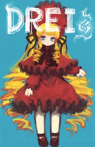 Rating: Safe Score: 0 Tags: 1girl auto_tagged blonde_hair blue_eyes bonnet bow dress drill_hair frills full_body image long_hair long_sleeves pantyhose red_dress ribbon ringlets shinku shoes simple_background solo standing twin_drills twintails very_long_hair white_legwear User: admin