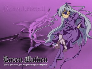 Rating: Safe Score: 0 Tags: 1girl barasuishou dress eyepatch frills gloves high_heels image long_hair long_sleeves purple_dress solo standing very_long_hair yellow_eyes User: admin