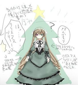 Rating: Safe Score: 0 Tags: 1girl black_ribbon brown_hair dress full_body green_dress heterochromia image long_hair long_sleeves looking_at_viewer ribbon solo standing suiseiseki twintails very_long_hair User: admin