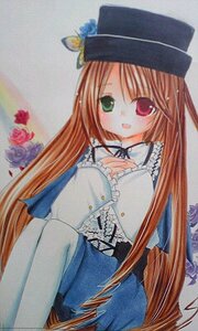 Rating: Safe Score: 0 Tags: 1girl bug butterfly dress flower frills green_eyes hat heterochromia image insect long_hair long_sleeves looking_at_viewer marker_(medium) open_mouth pantyhose red_eyes rose smile solo souseiseki suiseiseki traditional_media very_long_hair User: admin