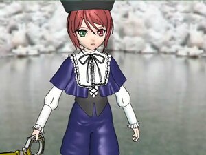 Rating: Safe Score: 0 Tags: 1girl blue_dress blurry blurry_background building capelet depth_of_field dress green_eyes hat heterochromia image long_sleeves looking_at_viewer outdoors photo_background red_eyes short_hair solo souseiseki standing User: admin