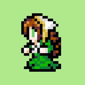Rating: Safe Score: 0 Tags: 1girl boots full_body green_background image pixel_art satonaka_chie short_hair simple_background skirt solo standing suiseiseki User: admin