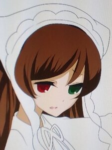 Rating: Safe Score: 0 Tags: 1girl brown_hair closed_mouth expressionless frown green_eyes heterochromia image long_hair long_sleeves looking_at_viewer red_eyes simple_background solo suiseiseki User: admin