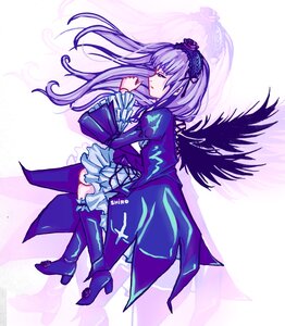 Rating: Safe Score: 0 Tags: 1girl black_wings boots dress frills full_body hairband high_heel_boots high_heels image long_hair long_sleeves ribbon rose solo suigintou thighhighs wings User: admin