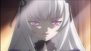 Rating: Safe Score: 0 Tags: 1girl black_ribbon face hairband image long_hair looking_at_viewer pink_eyes ribbon solo suigintou User: admin