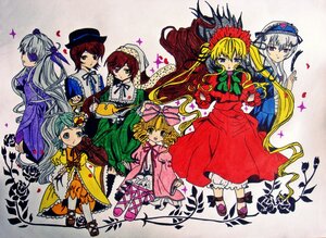 Rating: Safe Score: 0 Tags: 6+girls blonde_hair blue_eyes bonnet bow brown_hair dress drill_hair flower frills hat hina_ichigo image kanaria long_hair long_sleeves multiple multiple_girls pink_bow shinku short_hair siblings silver_hair souseiseki suigintou suiseiseki tagme twintails very_long_hair User: admin