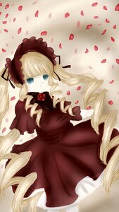 Rating: Safe Score: 0 Tags: 1girl blonde_hair blue_eyes dress drill_hair flower image long_hair long_sleeves looking_at_viewer petals red_dress red_flower rose rose_petals shinku solo twin_drills twintails very_long_hair User: admin