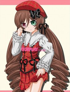 Rating: Safe Score: 0 Tags: 1girl brown_hair cowboy_shot dress drill_hair frills green_eyes hat heterochromia image long_hair long_sleeves looking_at_viewer plaid red_eyes smile solo suiseiseki twin_drills twintails very_long_hair User: admin
